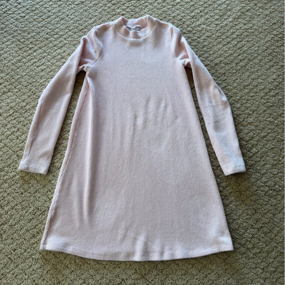 Nordstrom Pale Pink Long-Sleeve Knit Top